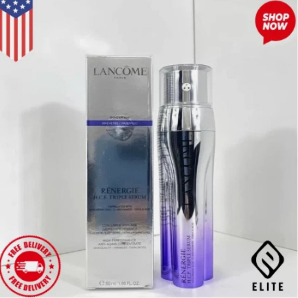 Lancome Renergie H.C.F Triple Serum ANTI-AGING 1.7oz /50mL Free shipping